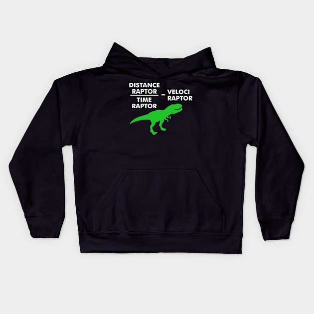 Distance Raptor Kids Hoodie by FUNNYTIMES